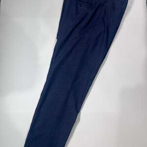 Sartore Blue Vitale Barberis Canonico Wool Blend Dress Pants